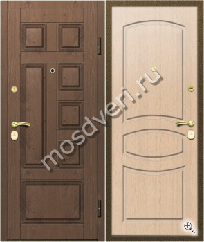 Теплая входная дверь с терморазрывом в квартиру МДФ - купить от производителя Мосдвери Теплая входная дверь с терморазрывом в квартиру МДФ
