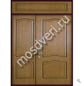 Двустворчатая подъездная дверь МДФ с верхней фрамугой - купить от производителя Мосдвери Двустворчатая подъездная дверь МДФ с верхней фрамугой